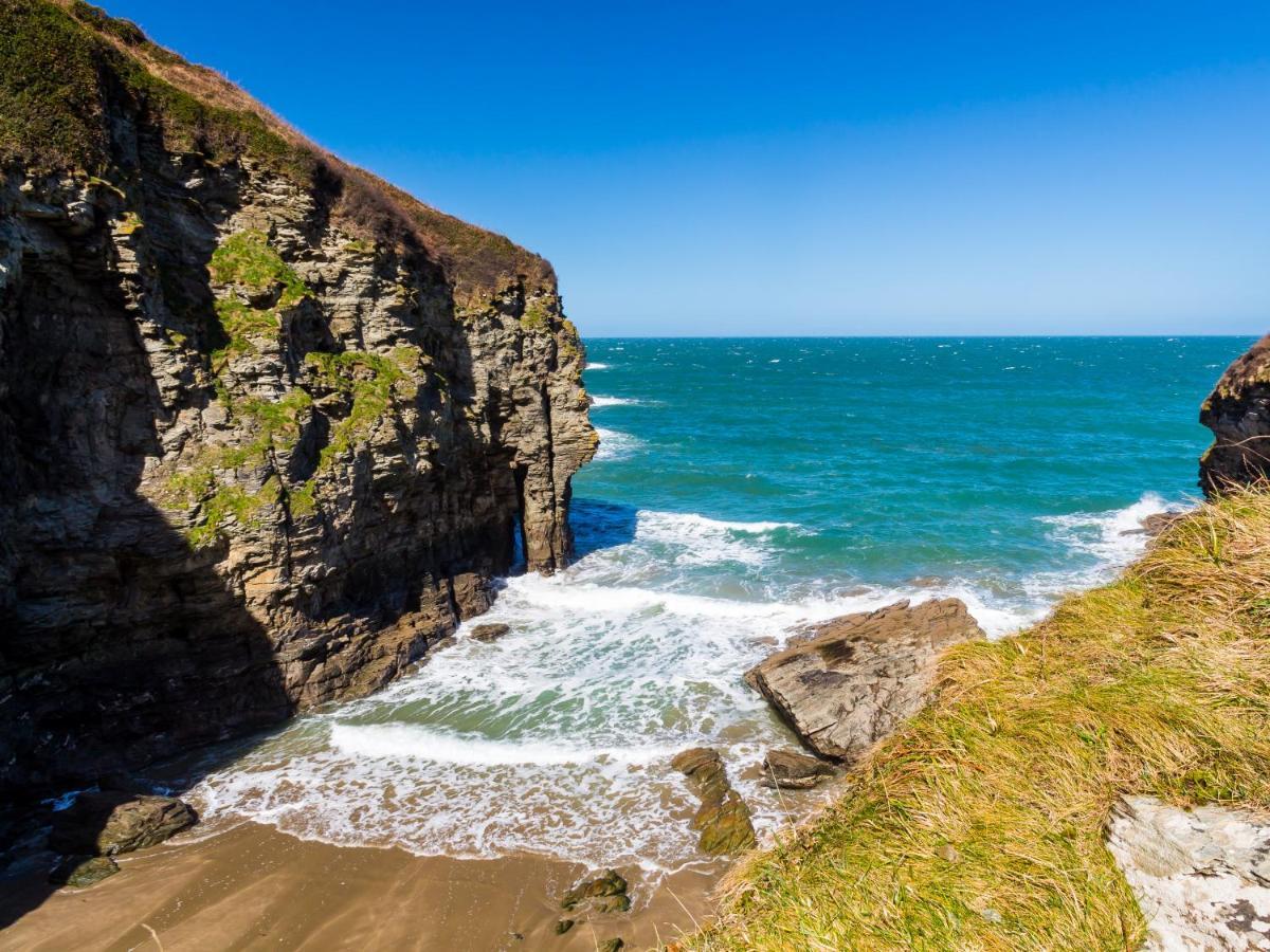 Polrunny Farm Elderberry Cottage With Sea View Boscastle Buitenkant foto