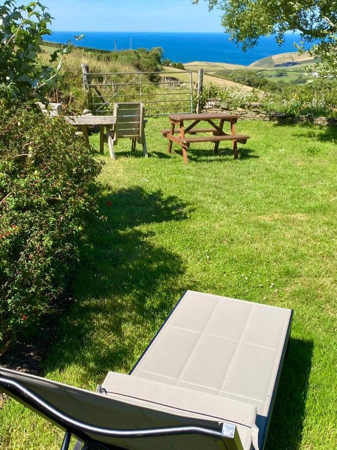 Polrunny Farm Elderberry Cottage With Sea View Boscastle Buitenkant foto