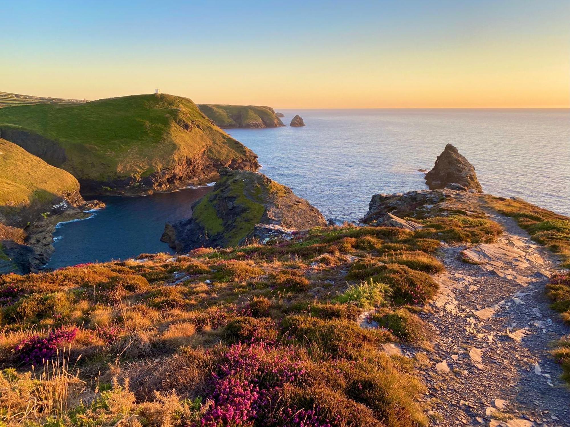 Polrunny Farm Elderberry Cottage With Sea View Boscastle Buitenkant foto