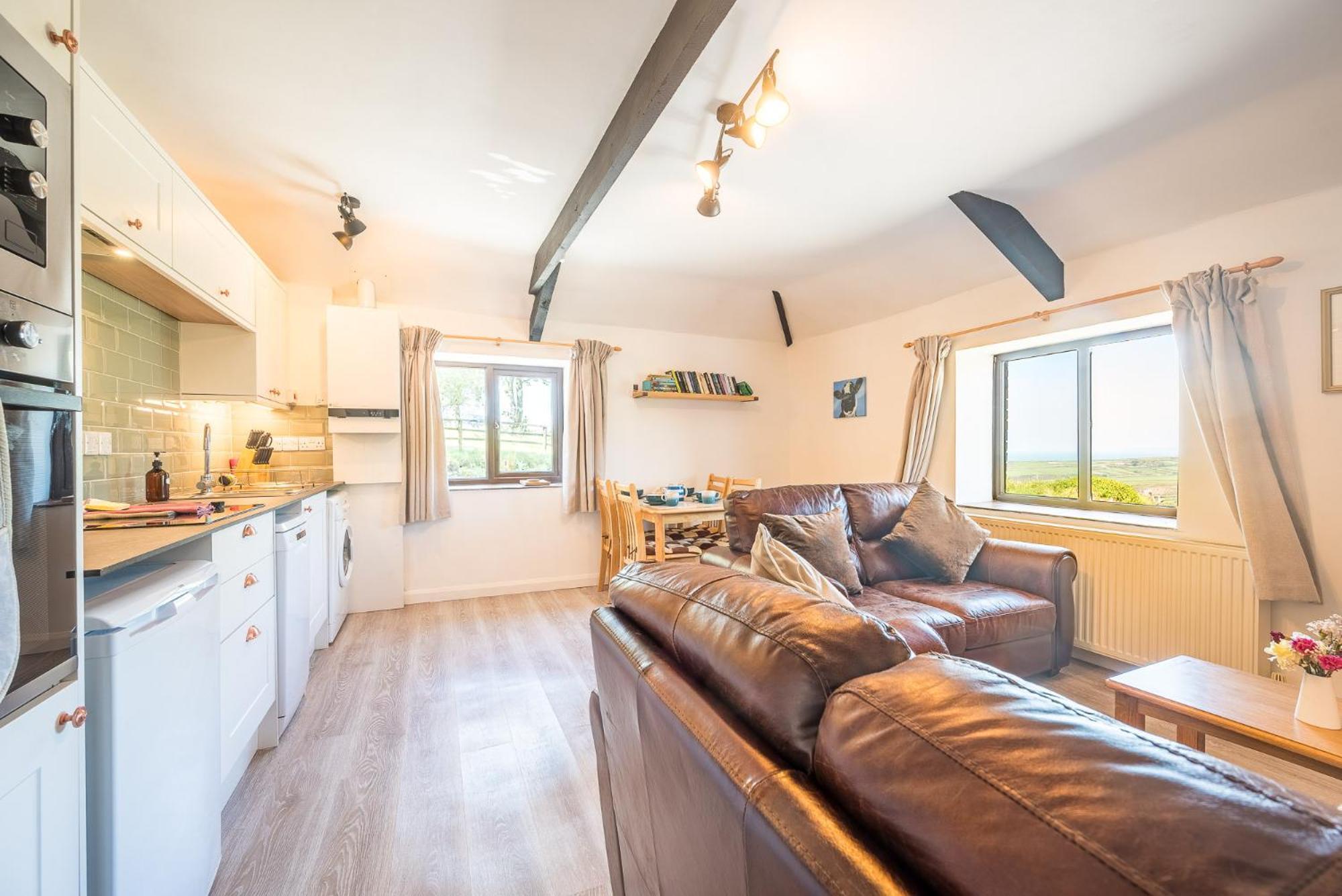 Polrunny Farm Elderberry Cottage With Sea View Boscastle Buitenkant foto