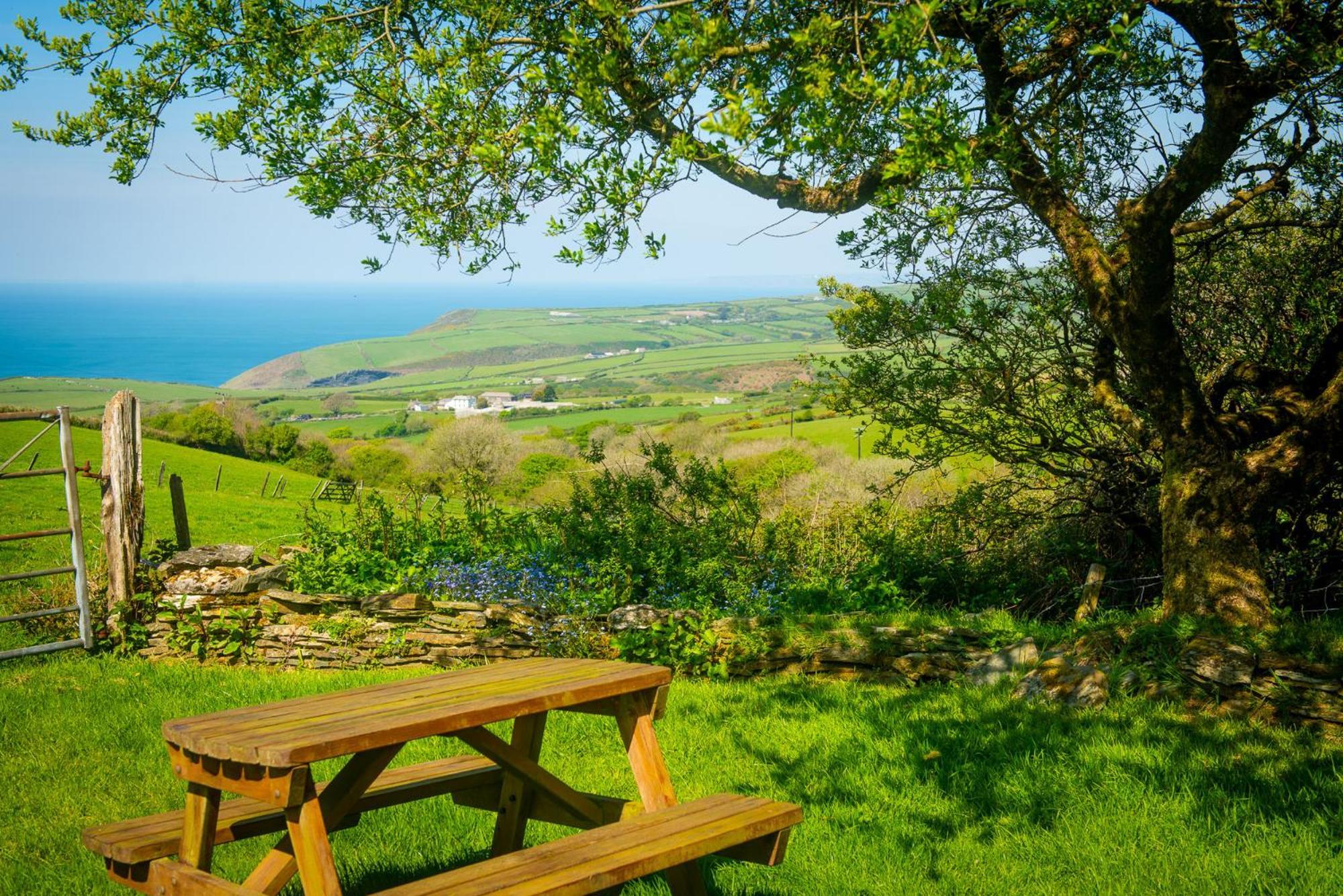 Polrunny Farm Elderberry Cottage With Sea View Boscastle Buitenkant foto